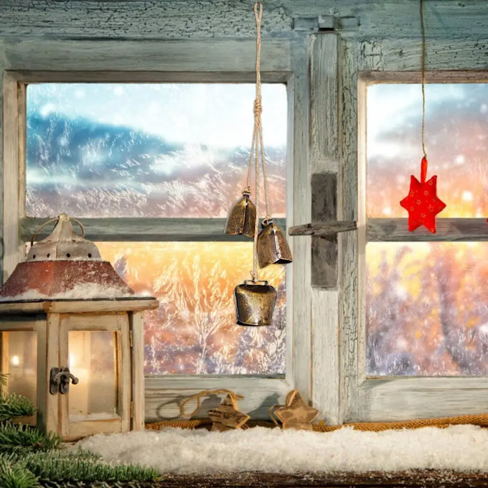 Металлические колокольчики ручной работы подвеска в деревенском стиле шикарные