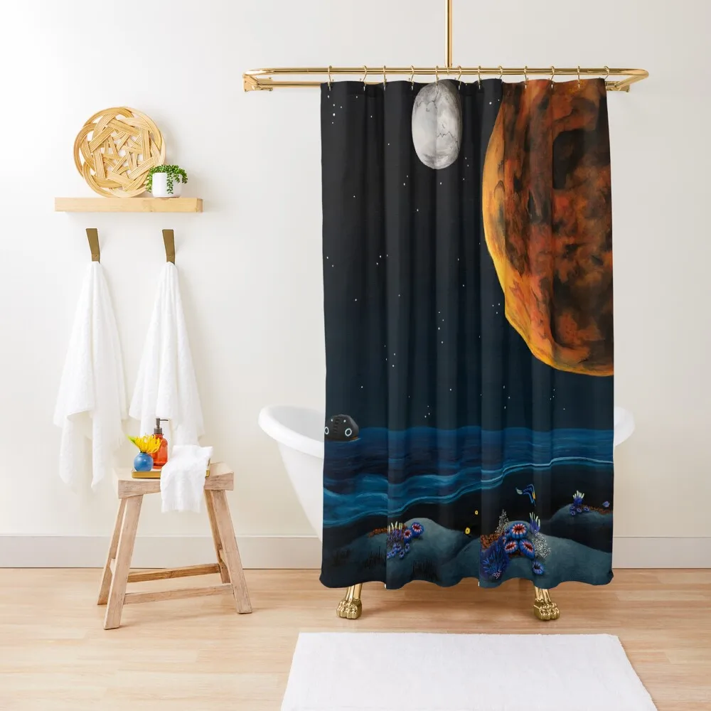 Душевая занавеска Bioluminescence для ванной комнаты современные аксессуары