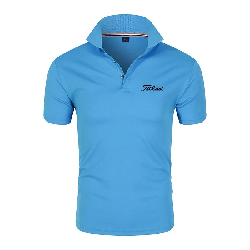 

Men's Casual Lapel Polo Shirt Golf Brand Top 2022 Summer New S-4XL