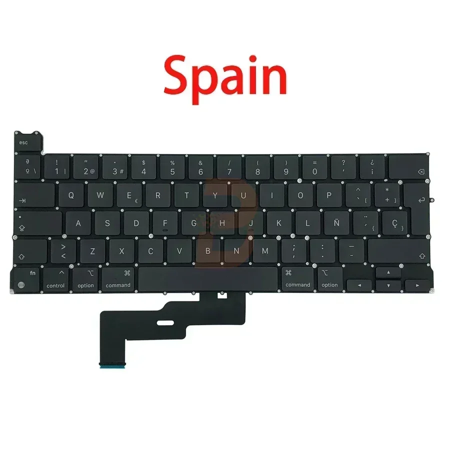 Новинка 5 шт. для Macbook Pro Retina 13 дюймов M1 M2 A2338 клавиатура США Великобритания Испания