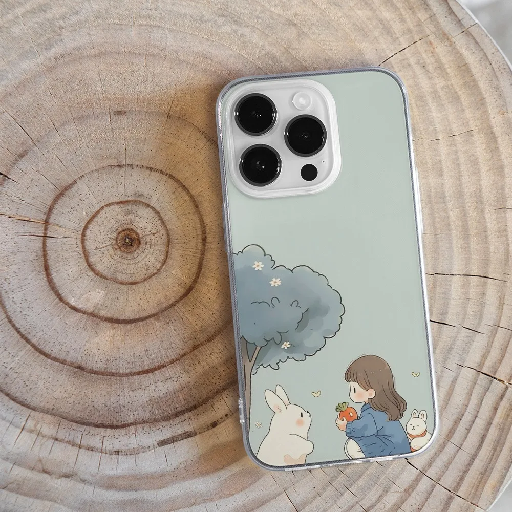 Чехол для мобильного телефона с рисунком иллюстрации IPhone 11 12 13 Pro Mini X XR XS Max 7 8 Plus