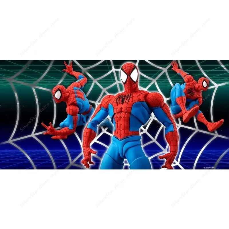 Фото В наличии: Оригинальная фигурка Bandai S.H.Figuarts SHF Spider-Man Gamerverse от SakuraStar Store, аниме-модель с подвижными суставами. №5