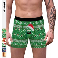christmas rick cucumber 3d printed mens pouch boxers panties comfort underwear skin friendly funny summer panty intimates