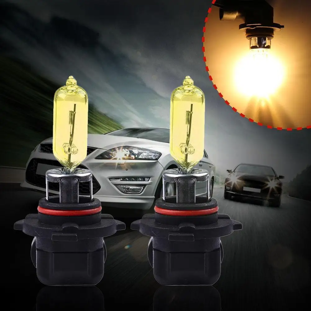 

1pcs HB3 9005 Yellow 12V 60W Car Headlight 3000K Fog Light Super High Gas Halogen Glass Quality Bulbs Bright Xenon Z4X5