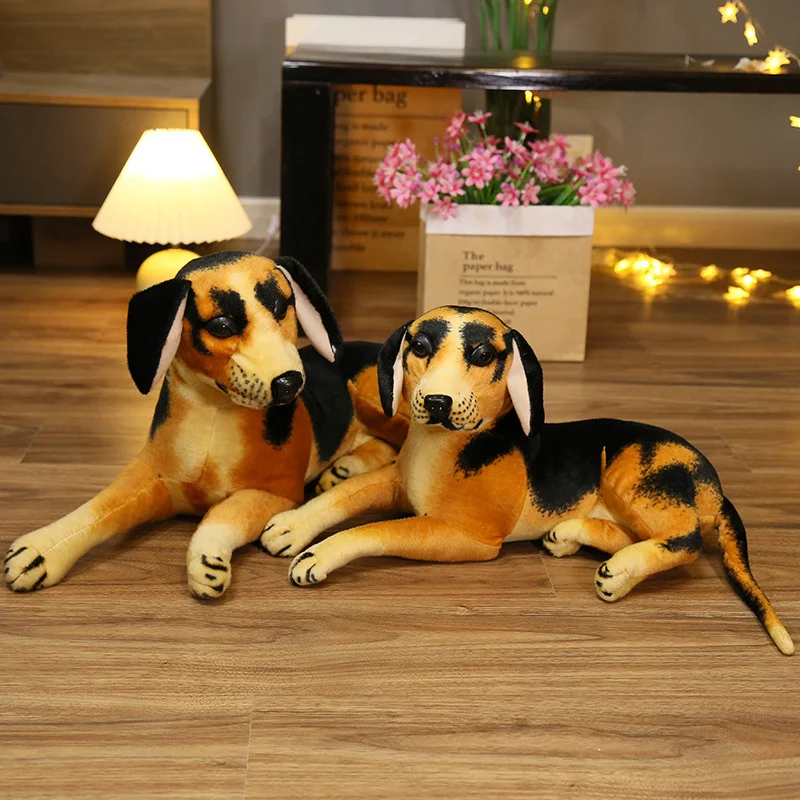 30-90CM Simulation German Shepherd Dog Plush Toys Lovely Military Dog Dolls Stuffed Soft Animal Pillow Birthday Gift for Kids