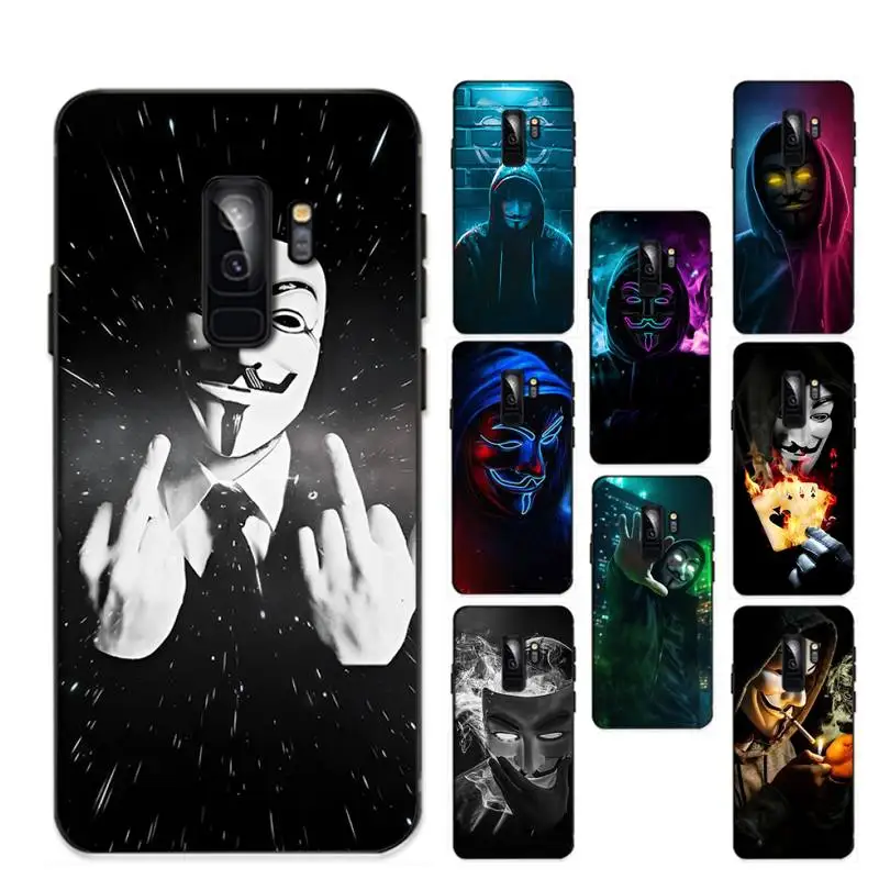 

FHNBLJ Anonymous Phone Case for Samsung A51 A30s A52 A71 A12 for Huawei Honor 10i for OPPO vivo Y11 cover