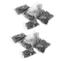 universal nylon clips400 pcs push bumper fastener rivet clips with 6 size auto body retainer clips for gm chrysler