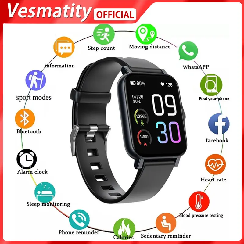 

2022 For Apple Xiaomi Huami Gts 2 Sleep Detection Sports Bracelet Smart Watch Waterproof Temperature Measurement Heart Rate