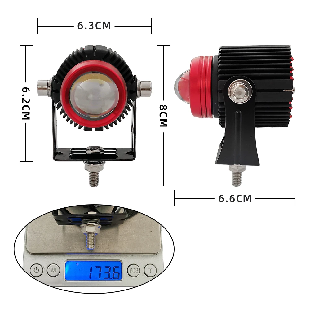 

Spotlight W5 2Pcs Auto Car DC12V/32V Headlight Light Spotlight Motorcycle