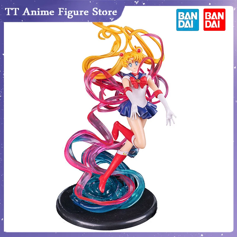 

Anime Cawaii Sailor Moon Figure Glitter Glamours Eternal Sailor Moon Action Moon Crystal Collection Model Doll Toy Toys For Kids