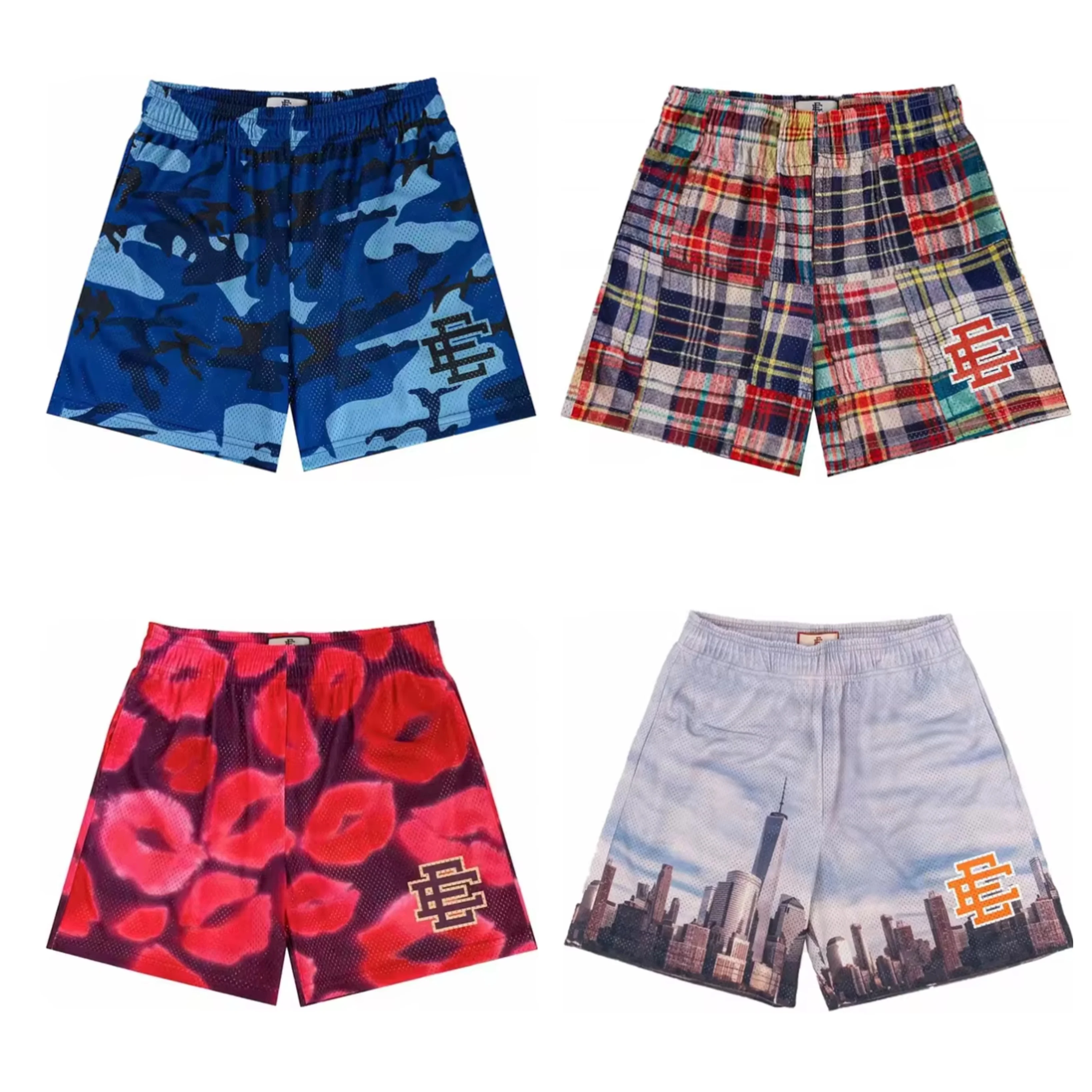 Шорты пляжные EE Эмануэль для мужчин и женщин тренировочные спортивные короткие