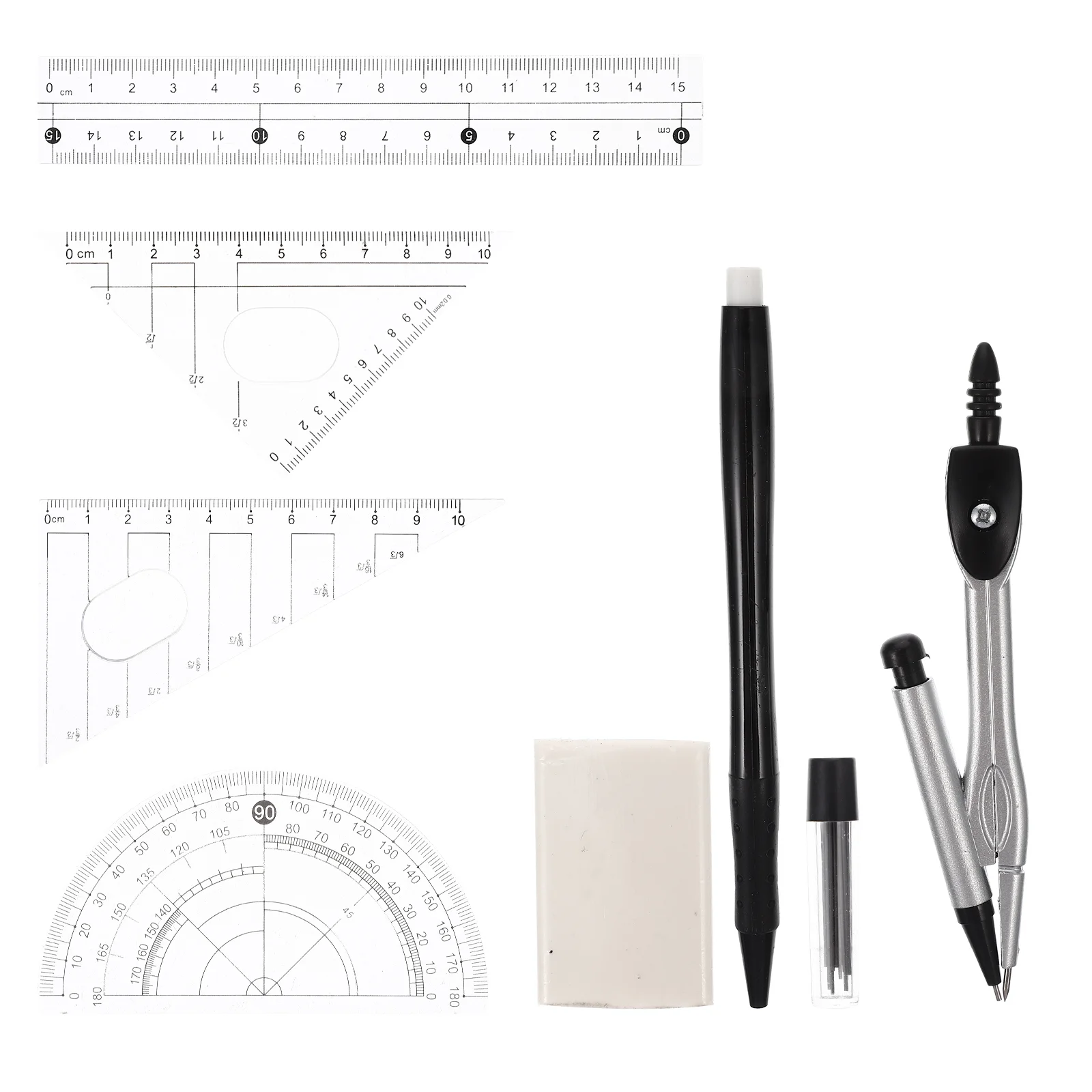 

Geometry Compass Math Set Drawing Ruler Tool Protractor Supplies Tools Studentmeasuring Students Triangle Architecture