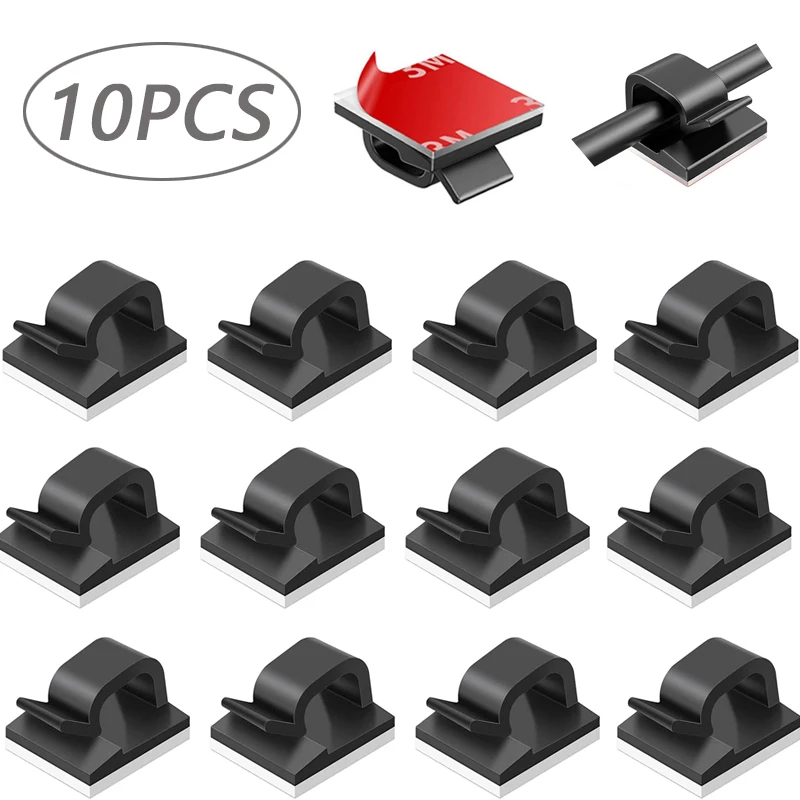 

10 шт., зажимы для кабелей, зажимы для сетевого провода