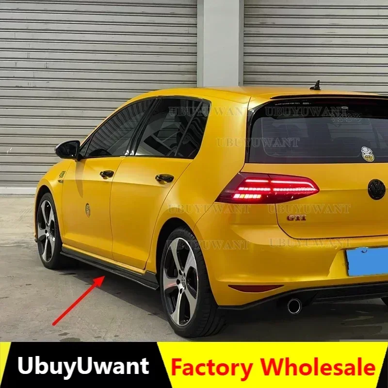 Для VW Golf 7 MK7 5 MK7.5 TSi TDi R-Line 2014-2017 GOLF 4 шт. T C R Style ABS гоночный автомобиль Bodykit боковые