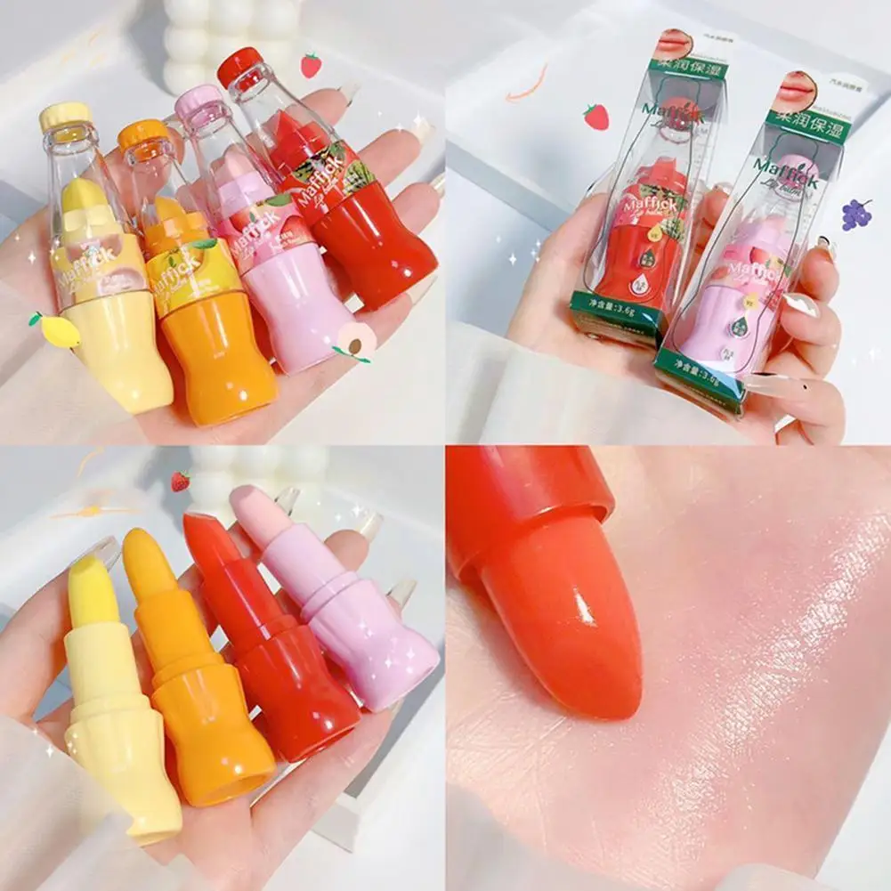 

Увлажняющий бальзам для губ, увлажняющее масло для губ, увлажняющая Косметическая база, милая помада, макияж, фруктовый женский бальзам для ...