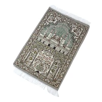 1pc rectangular praying floor rug praying carpet vintage janamaz rug islamic rugs for praying pilgrimage carpet mat