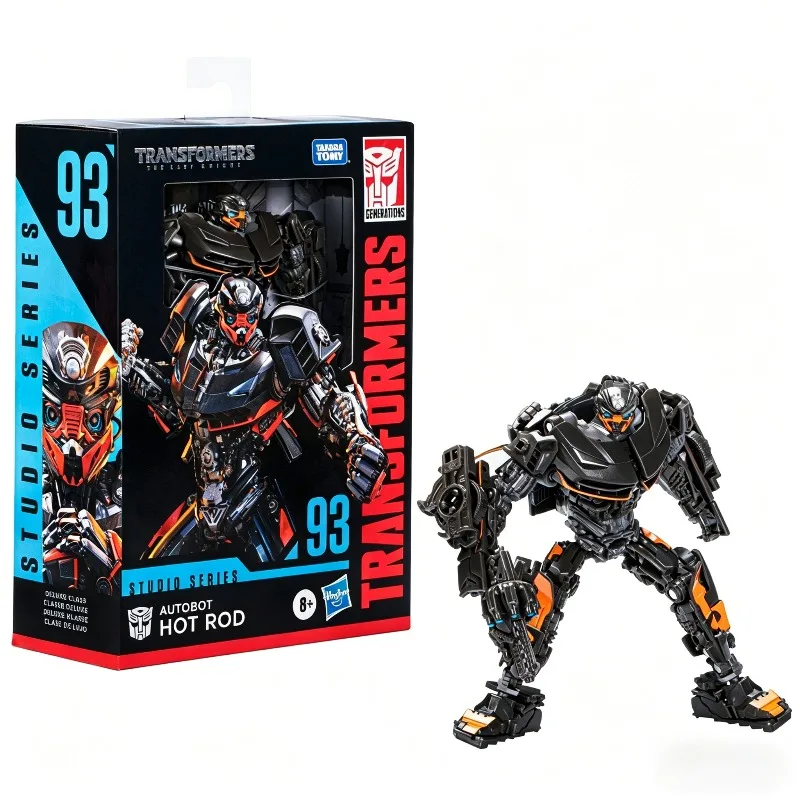 Фото В наличии: Фигурка робота-трансформера Hasbro Transformers Classic Movie D-Class Hot Rod, изысканная коллекционная модель, подарок на день рождения №2