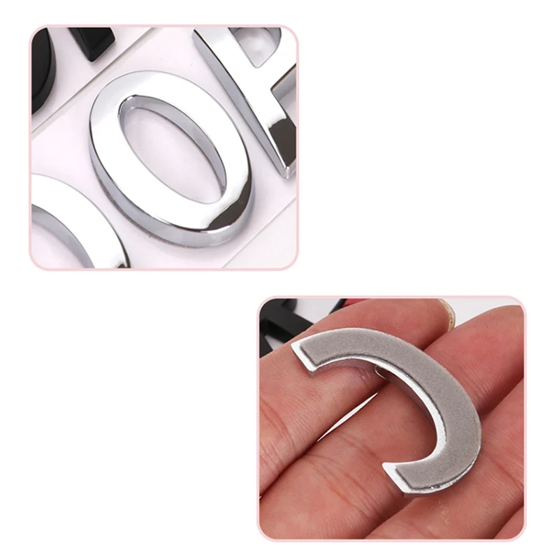 Черные хромированные 3d-буквы для багажника автомобиля эмблема логотип Cooper s