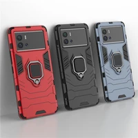 for vivo iqoo 9 case for iqoo 9 cover armor hard pc holder magnetic tpu protection bumper for vivo iqoo 9 5g coque 6 78 inch