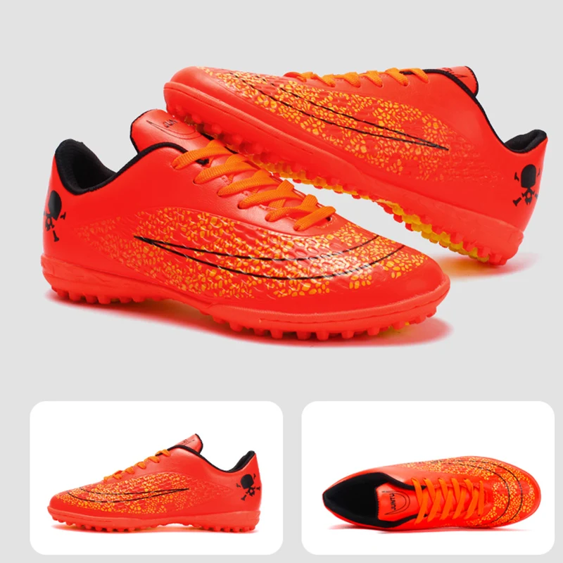 SENAGE Quality Professional Men Soccer Shoes Turf Football Boots Male Kids Cleats Sports Shoes Kid Futsal Turf Sneakers