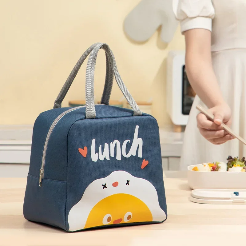 

Cute cartoon Thermal Insulated Lunch Bag Waterproof Oxford Fruits Fresh Cooler Handbag Picnic Food Dinner Container Bento Box