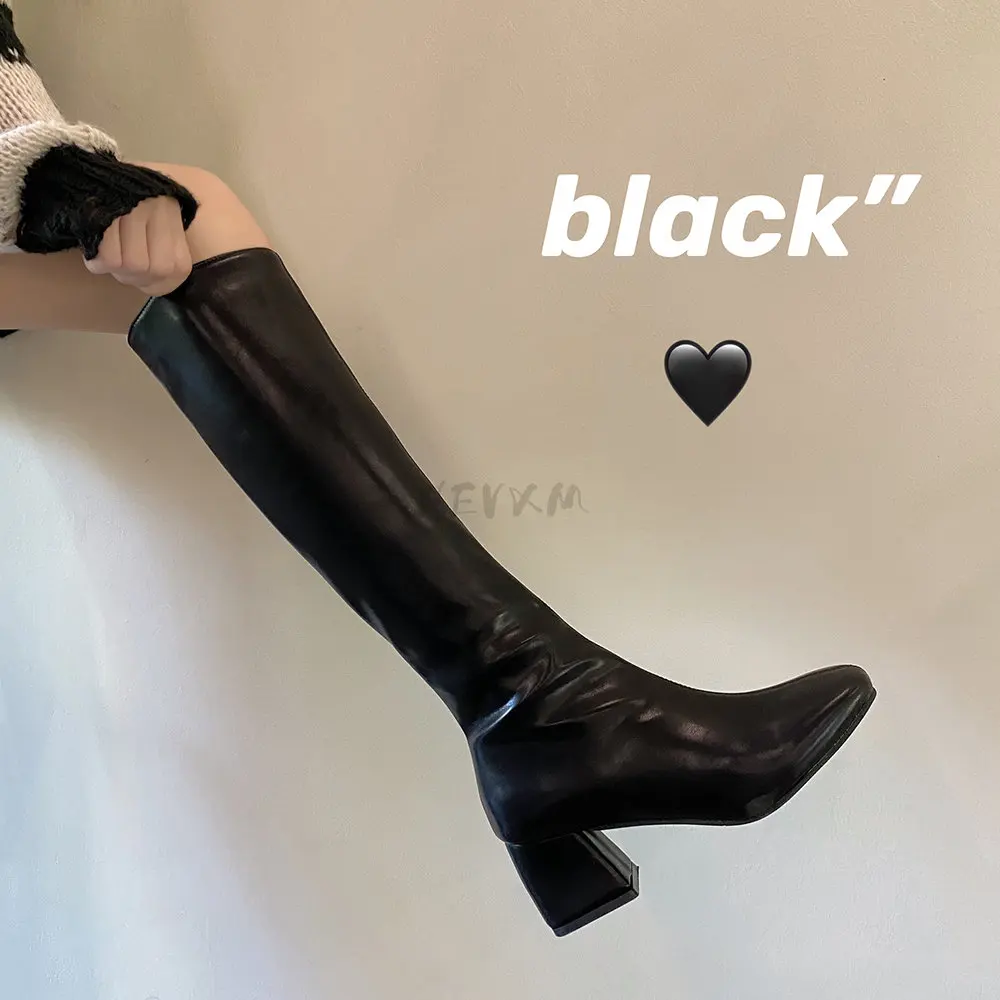 2023 Boots Flat Platform Boots-women Women's Rubber Shoes Rain Sexy Thigh High Heels High Sexy Luxury Designer Round Toe Booties
