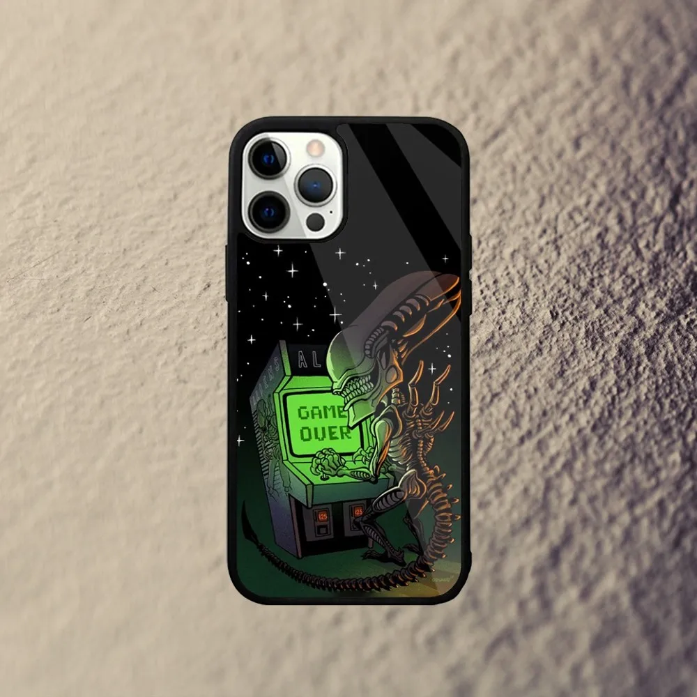 Чехол для телефона Movie A-Alien X-Xenomorph iPhone 15 14 13 12 11 Plus Pro Max Mini Magsafe с магнитной