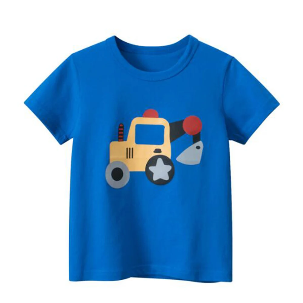 

New Arrival Summer Kids T Shirt For Boys Cotton Fashion Birthday Toddler Clothes