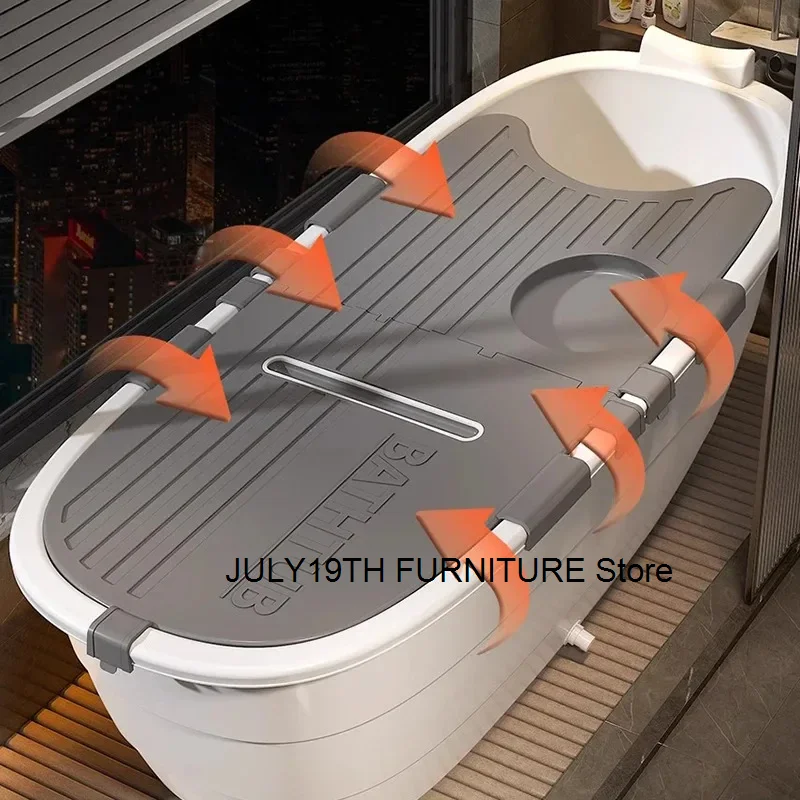 Складная горячая ванна для спа портативная надувная мытья волос взрослых ведро