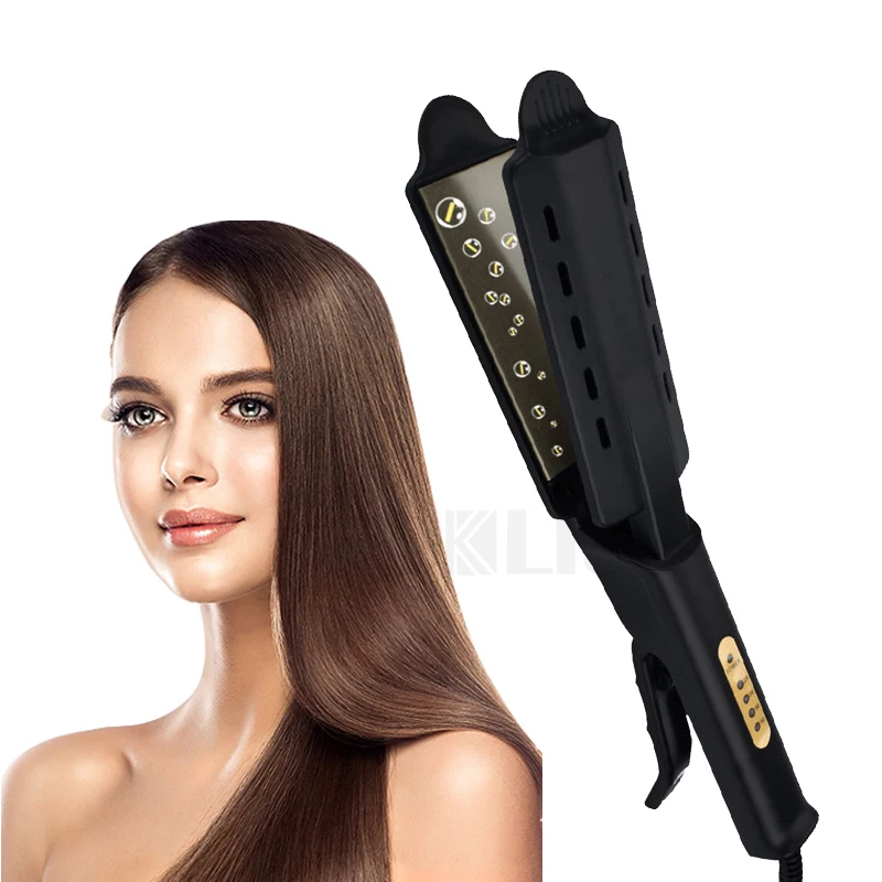 

Flat Iron Hair Straightener Professional Hair Iron Straightening Four-Gear Temperature Adjustment Ceramic Straight Hair Styler