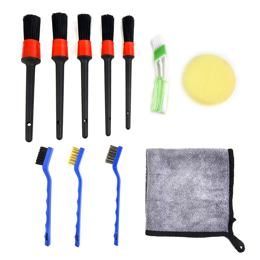 

Automotive Tools Cleaning Kit 11 Piece Beauty 11 Set High Quality PP Replacement Wheel Gap 11Pcs 20/22.5/23/23/23cm