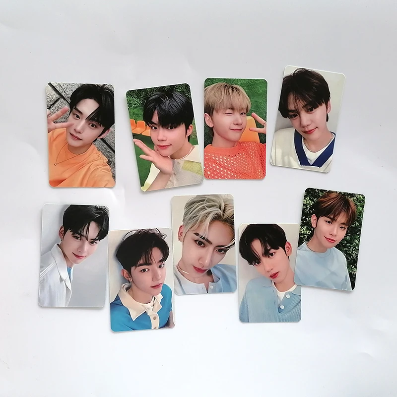 

10Sets/Lot KPOP Zerobaseone Bring Green Endorsement Photocards ZB1 Gunwook Zhanghao Yujin Double-Sided LOMO Card Fans Collection