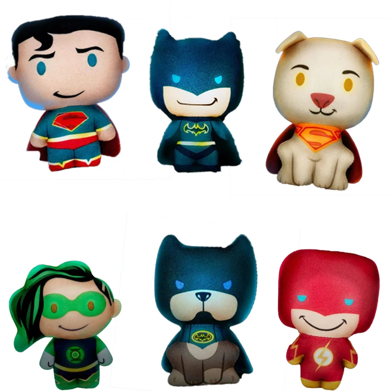 

Justice League DC Super Pet League Cell Phone Keychain mobile phone accessories Doll Plush Toys Children's Baby Birthday Gifts