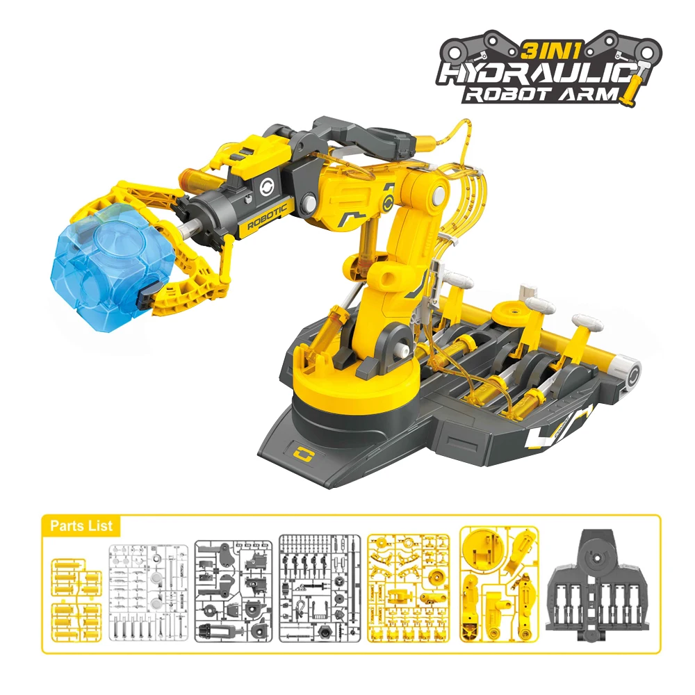 Teach Tech набор гидравлических рычагов, игрушка для строительства стволов, роботизированные инженерные роботы, научный набор, паровые проекты, подарок для детей