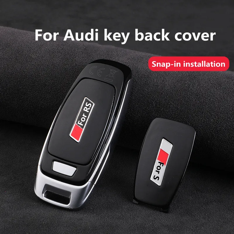 

Brand new for Audi A4 B9 A5 A6 C8 A7 A8 D5 Q5 Q7 Q8 TT key case back cover replacement RS S back cover modification