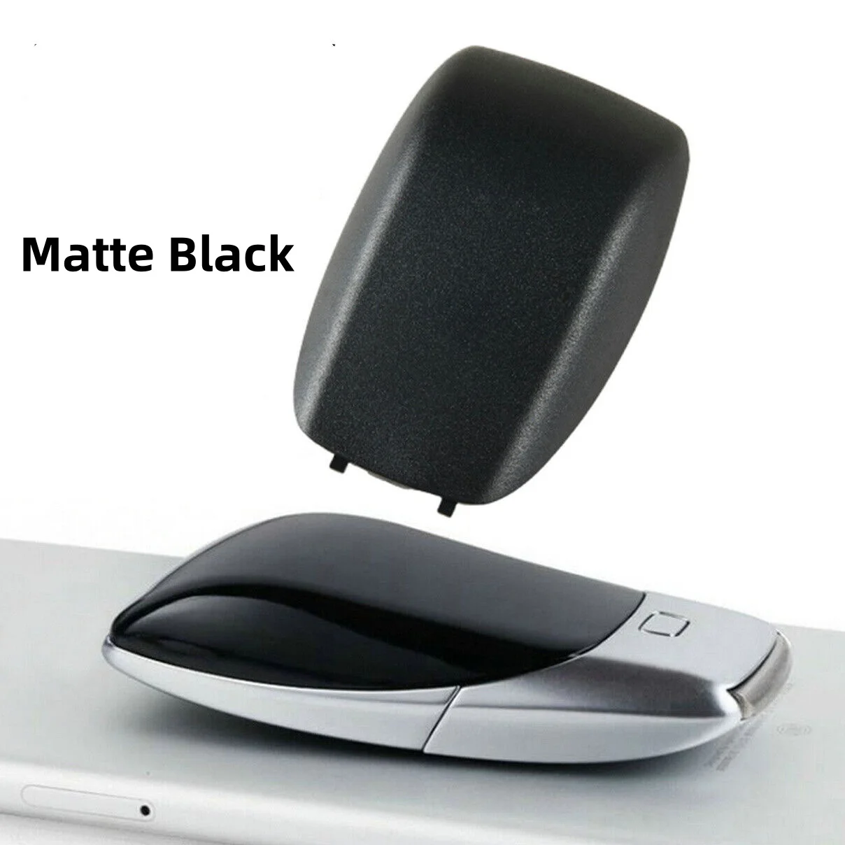 

1 шт., чехол для смарт-ключа, задняя крышка, глянцевый черный для Mercedes Benz C E S Class GLE W177 W213, автомобильные аксессуары 2019-UP