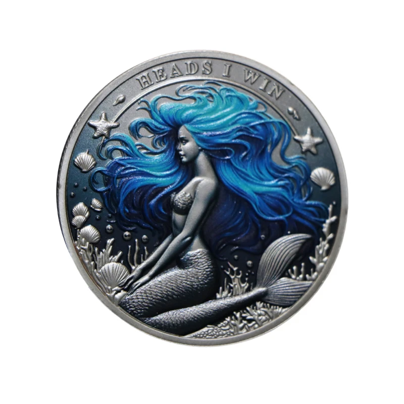 

Металлическая монета «Русалка» 2024