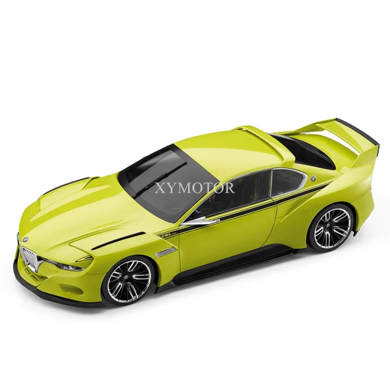 

Модель автомобиля Norev 1/18 для BMW CSL 3,0, литая желтая игрушка, подарок для хобби, демонстрация концепции автомобиля, коллекционные украшения