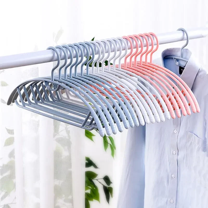 10 шт. бытовая противоскользящая бесследная вешалка для сушилки одежды