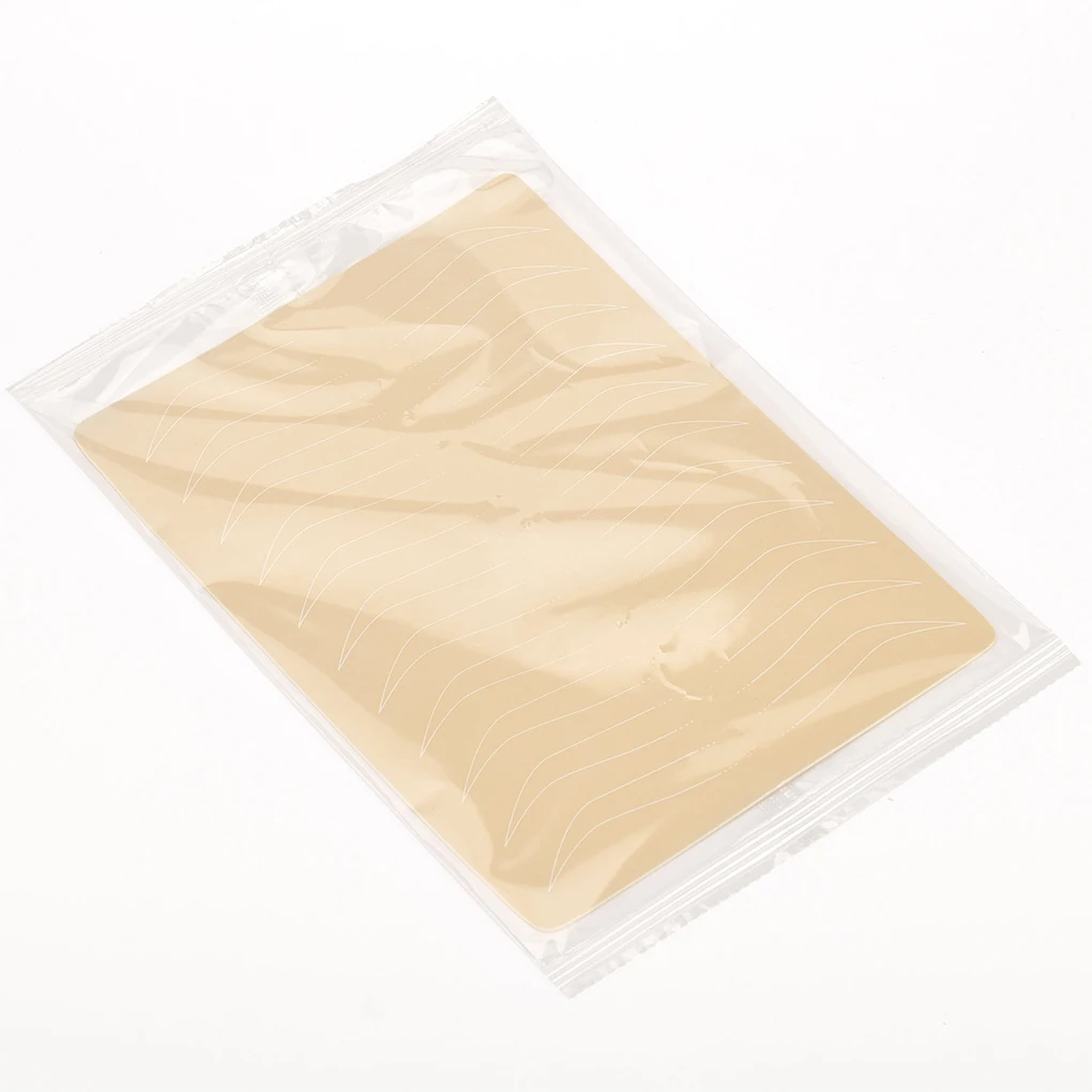 

Набор для практики нанесения бровей, силиконовый каучук, двухсторонний макияж из искусственной кожи, микроблейдинг, набор шаблонов для нач...