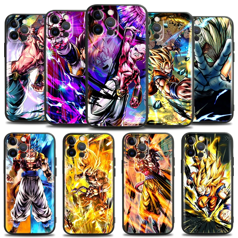 

Dragon Ball Goku For Apple iPhone 13 12 11 Pro Mini X XR XS Max SE 6 6S 7 8 Plus Phone Case Back Liquid Silicon Carcasa Coque