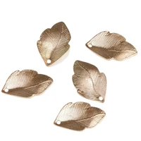 10pcslot leaf charms leaves alloy pendants for jewelry findings making diy earrings necklaces craft handmade accessories