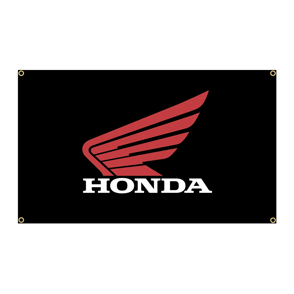 90x150cm HONDA Red Wings Flag Polyester Printed Car Game Banner Garage or Outdoor For Decoration