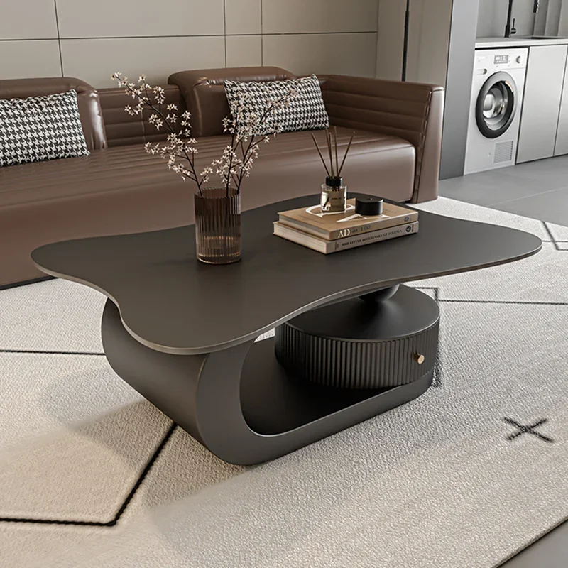 Прозрачный журнальный столик для спальни гостиной эстетический уникальный