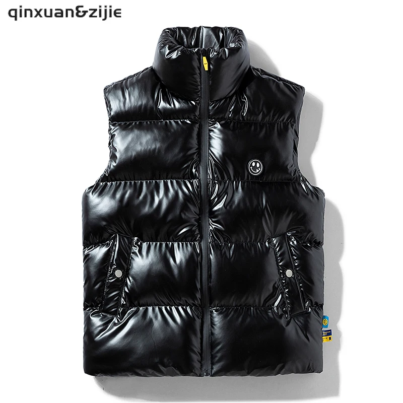 Casual Mens Jacket Sleeveless Vest  Thicken Waistcoat For Men Thermal Soft Vests Down Coats Male Cotton Winter Men's Vest  8XL