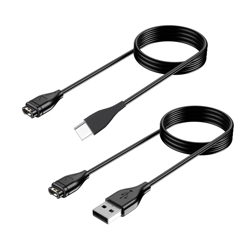 Фото USB-кабель для зарядного устройства для часов Garmin Fenix 7 7S 7X Forerunner 255 955 945 45 245 Quatix 5 Vivomove 3 Кабель для зарядки часов №1