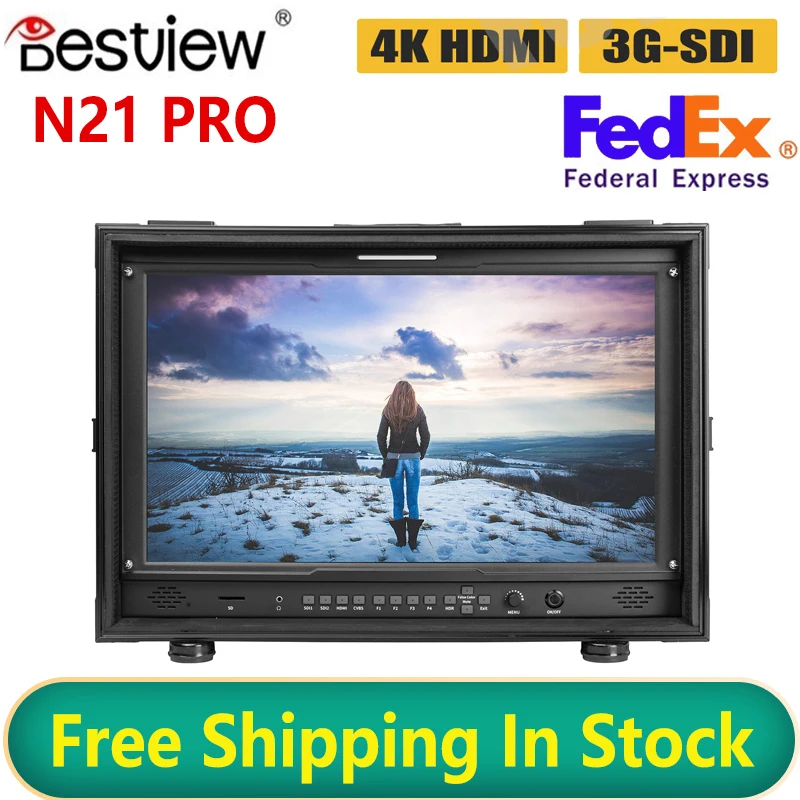 

Монитор besview Desview N21 PRO, 21,5 дюйма, Full HD, поддержка 4K HDMI/3G-SDI сигнала, профессиональные функции