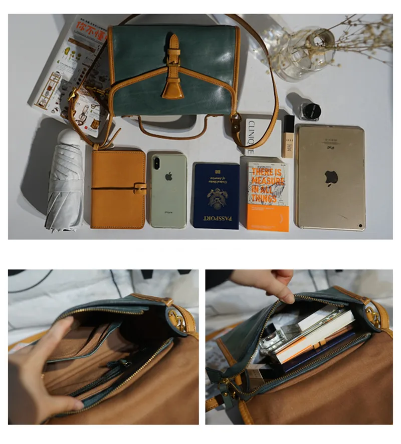 Luxury natural genuine leather women's small handbag handmade fashion designer outdoor party real cowhide shoulder messenger bag