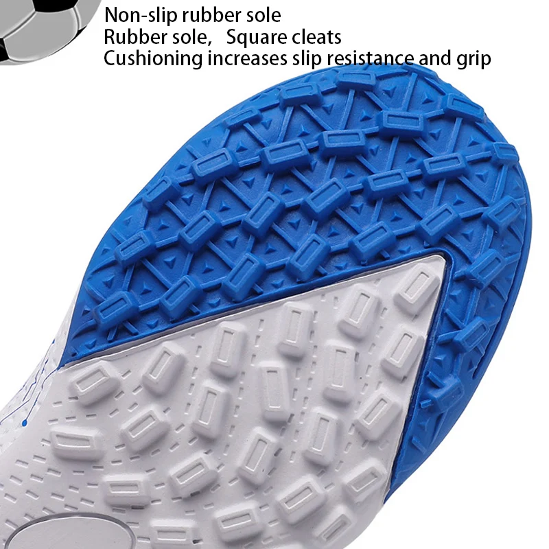 2022 Soccer Shoes Kids Boy New Brand Professional Indoor Football Boots Children Lightweight Outdoor Futsal Sneakers Size 30-39#