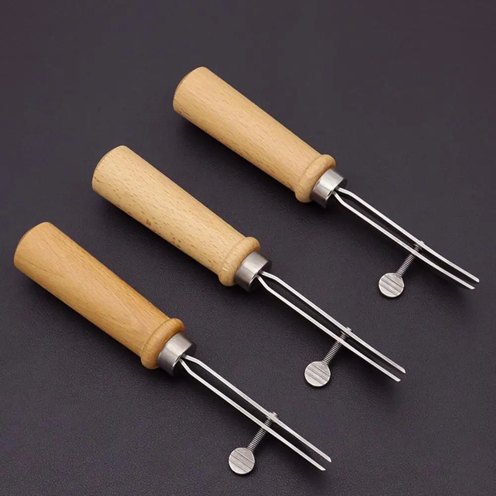 

Practical Leather Grooving Tool Ergonomic Stainless Steel Grip Comfortable Leather Edge Groover for Home